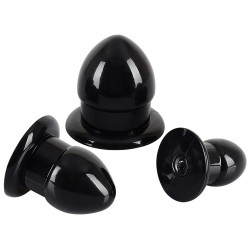 You2Toys Pack de 3 Plugs Mini fat noirs
